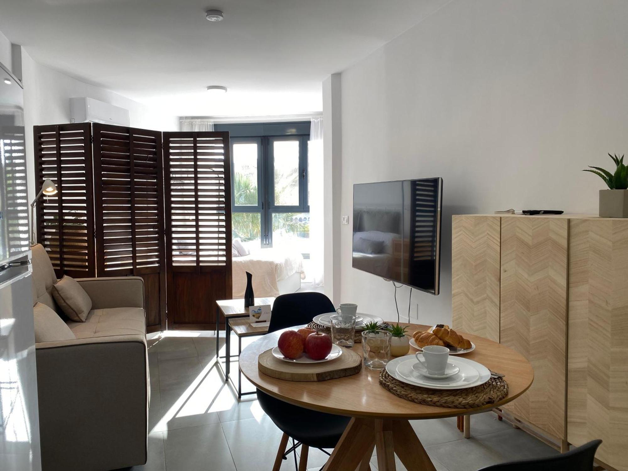 Loft primera línea playa, Cabo de Gata, Wifi Apartment Retamar  Exterior photo