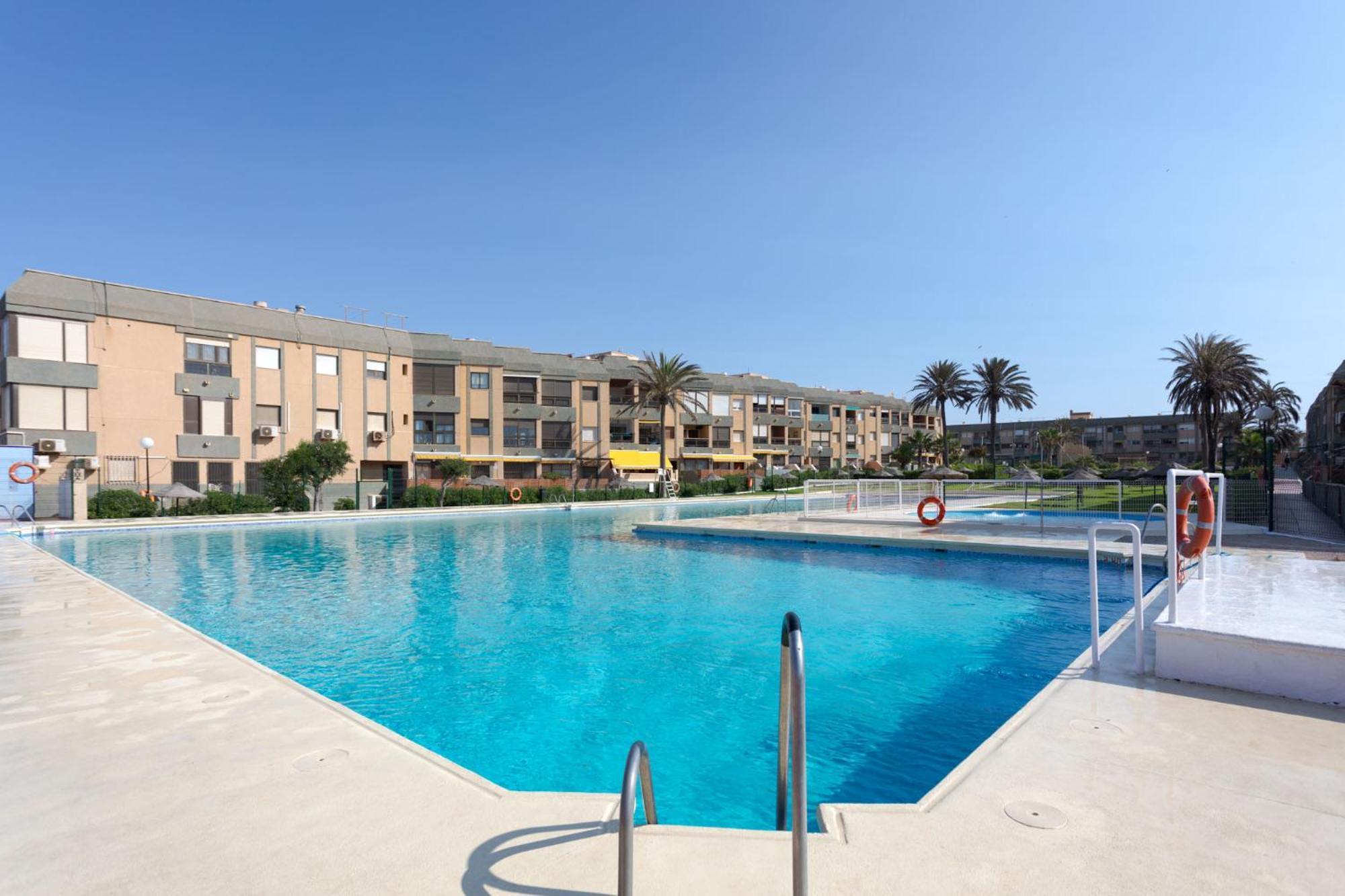 Loft primera línea playa, Cabo de Gata, Wifi Apartment Retamar  Exterior photo