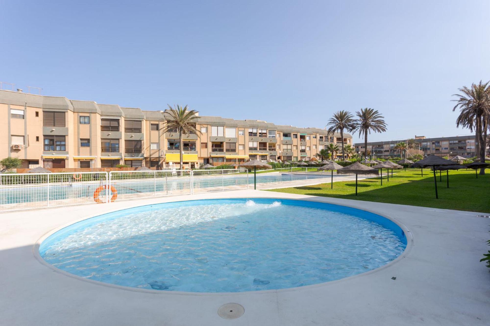 Loft primera línea playa, Cabo de Gata, Wifi Apartment Retamar  Exterior photo