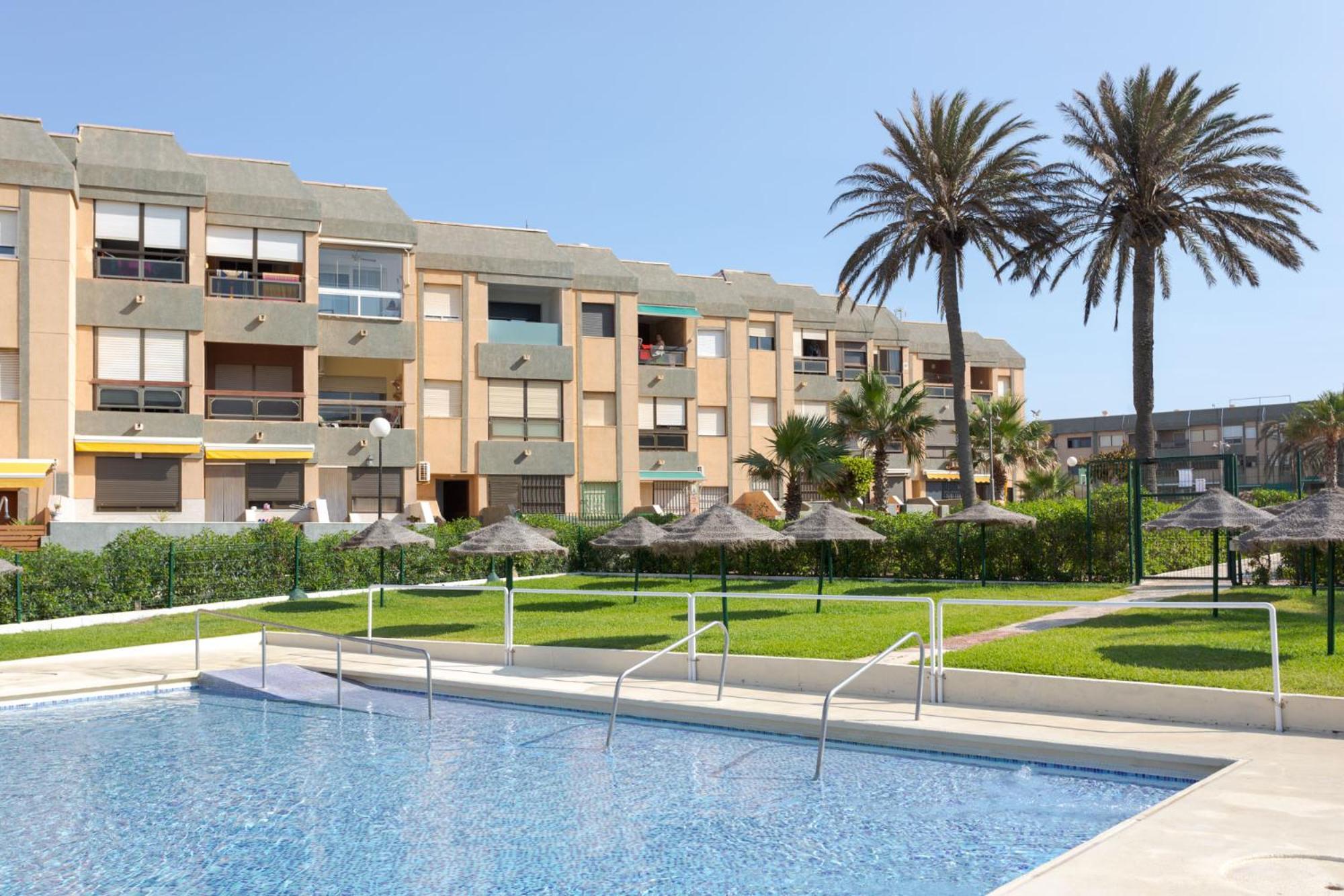 Loft primera línea playa, Cabo de Gata, Wifi Apartment Retamar  Exterior photo